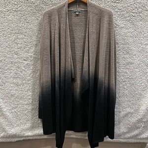 Barefoot Dreams Ombre Cardigan - Brown and Black